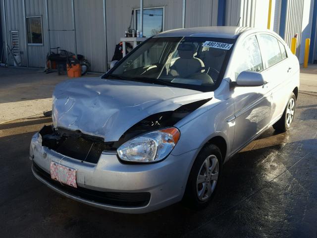 KMHCN4AC6BU617456 - 2011 HYUNDAI ACCENT GLS SILVER photo 2