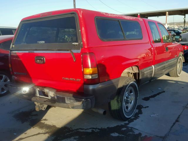 2GCEC19T6Y1174557 - 2000 CHEVROLET SILVERADO RED photo 4