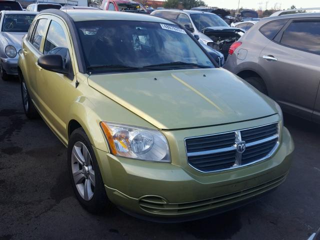 1B3CB4HA7AD541389 - 2010 DODGE CALIBER SX GREEN photo 1