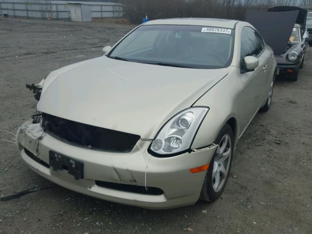 JNKCV54E86M720468 - 2006 INFINITI G35 GOLD photo 2