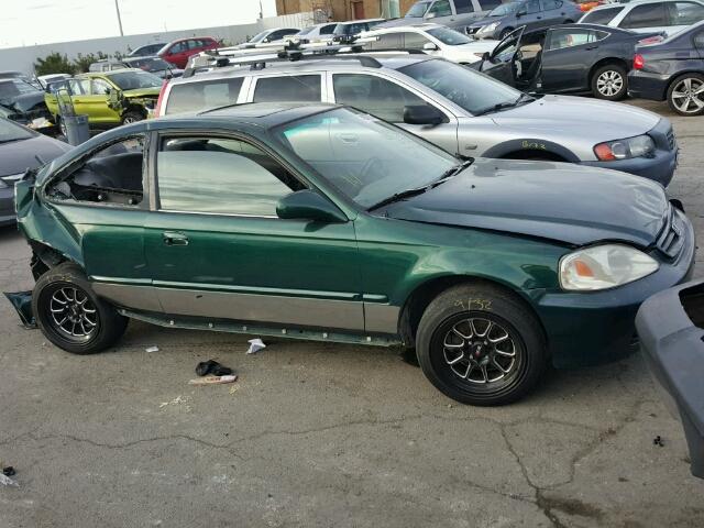 1HGEJ8148YL002979 - 2000 HONDA CIVIC EX 绿色 照片 1