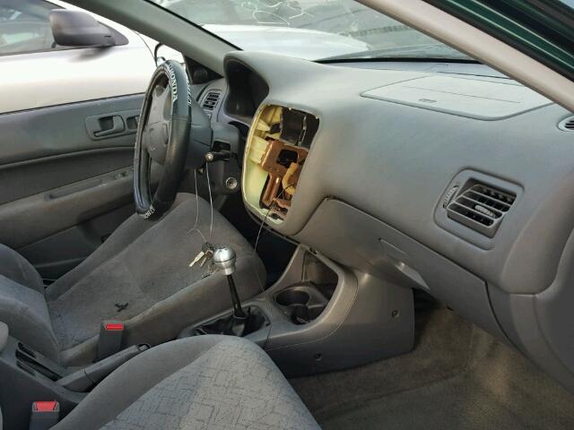 1HGEJ8148YL002979 - 2000 HONDA CIVIC EX 绿色 照片 5