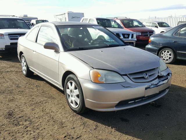 1HGEM22942L023933 - 2002 HONDA CIVIC EX SILVER photo 1