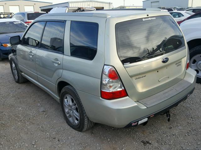 JF1SG69636H709701 - 2006 SUBARU FORESTER 2 GOLD photo 3