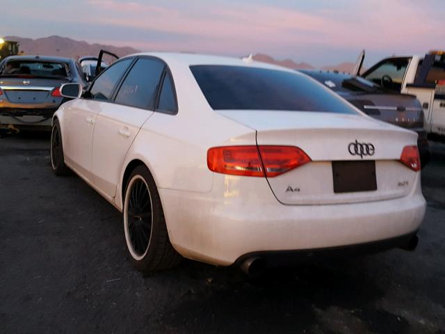 WAUAFAFL7BN041206 - 2011 AUDI A4 PREMIUM WHITE photo 3