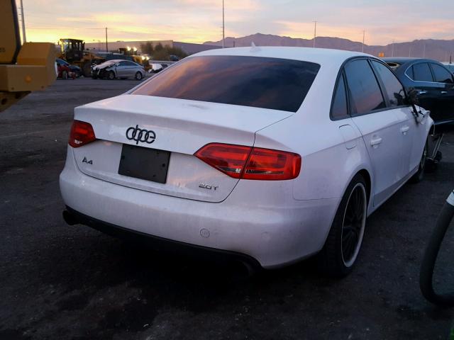 WAUAFAFL7BN041206 - 2011 AUDI A4 PREMIUM WHITE photo 4