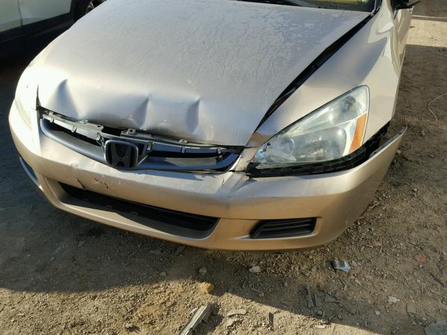 1HGCM56417A045110 - 2007 HONDA ACCORD LX GOLD photo 9