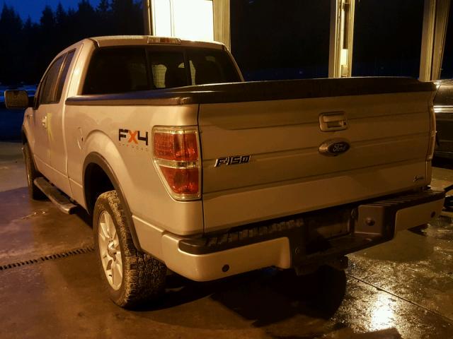 1FTFX1EV5AKE71714 - 2010 FORD F150 SUPER SILVER photo 3