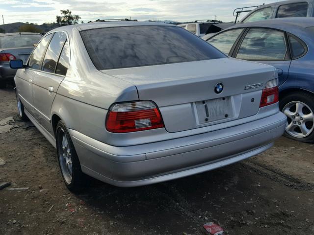 WBADT43452GZ96076 - 2002 BMW 525 I AUTO SILVER photo 3