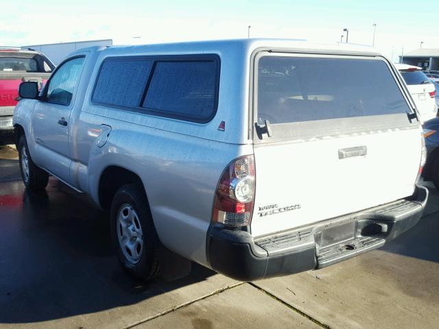 5TENX22N49Z653188 - 2009 TOYOTA TACOMA SILVER photo 3