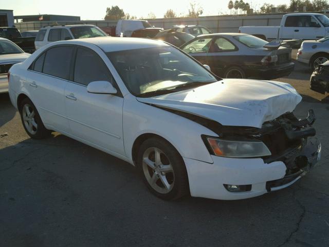 5NPEU46F97H160663 - 2007 HYUNDAI SONATA SE WHITE photo 1