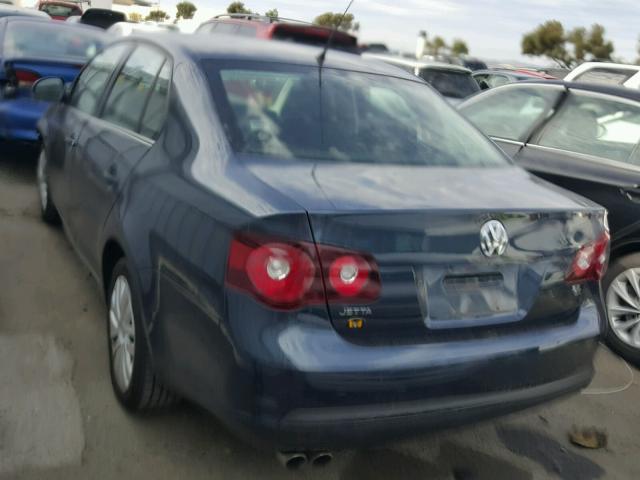 3VWJZ7AJ0AM002630 - 2010 VOLKSWAGEN JETTA S Mavi foto 3