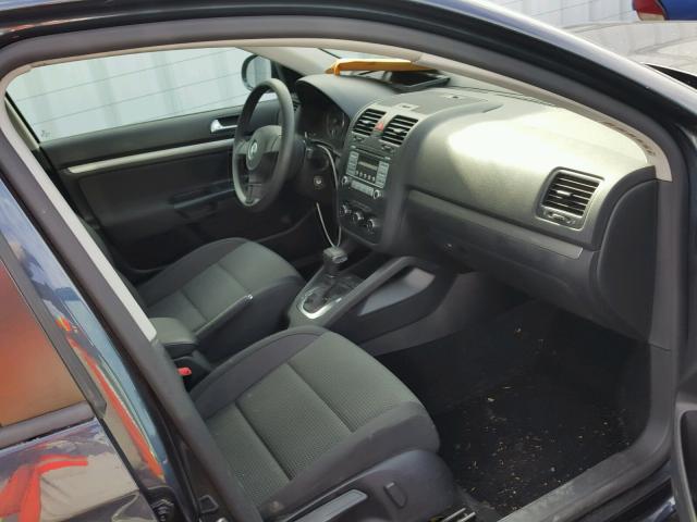 3VWJZ7AJ0AM002630 - 2010 VOLKSWAGEN JETTA S Mavi foto 5