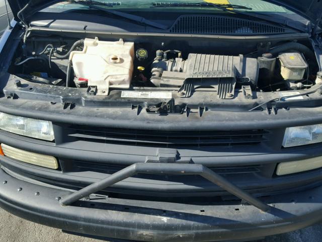 1GNFG65R211226270 - 2001 CHEVROLET EXPRESS G1 BLUE photo 7