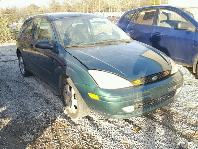 3FAFP31331R237069 - 2001 FORD FOCUS ZX3 GREEN photo 1