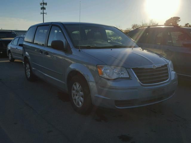 2A8HR44H38R673956 - 2008 CHRYSLER TOWN & COU BLUE photo 1