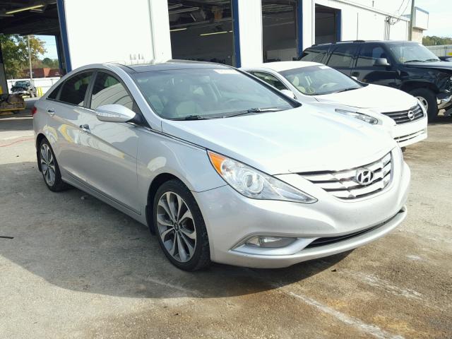 5NPEC4AB0DH641596 - 2013 HYUNDAI SONATA SE SILVER photo 1