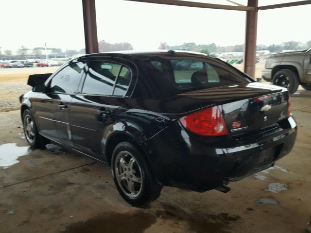 1G1AL58F687149820 - 2008 CHEVROLET COBALT LT BLACK photo 3