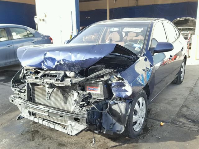 KMHDU4ADXAU948586 - 2010 HYUNDAI ELANTRA BL BLUE photo 2