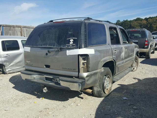 1GNEC13Z92R146612 - 2002 CHEVROLET TAHOE C150 TAN photo 4