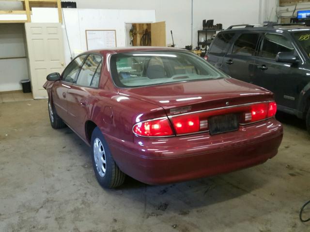 2G4WS52J431268156 - 2003 BUICK CENTURY CU RED photo 3