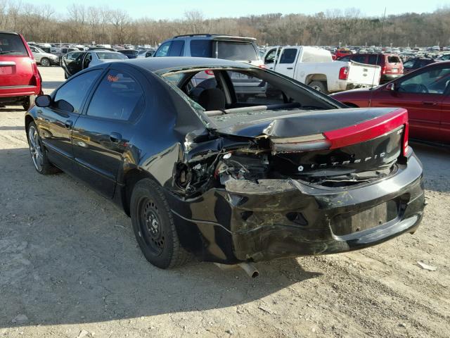 2B3HD46R92H110663 - 2002 DODGE INTREPID S BLACK photo 3