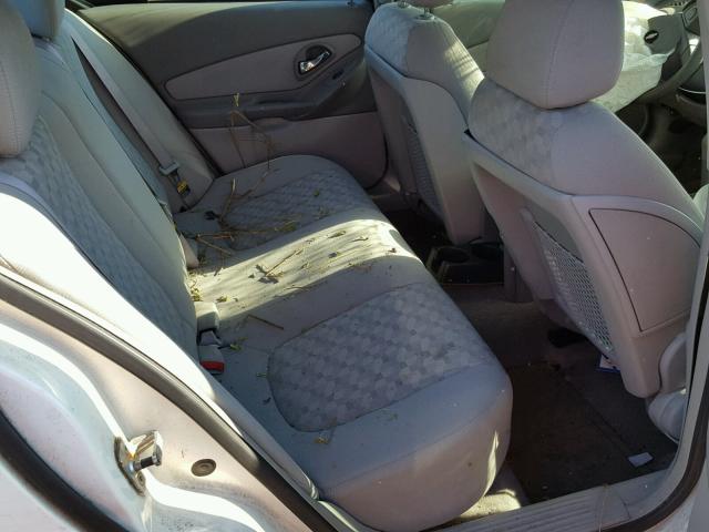 1G1ZT54805F141773 - 2005 CHEVROLET MALIBU LS თეთრი ფოტო 6