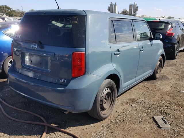 JTLKE50E881052232 - 2008 TOYOTA SCION XB ლურჯი ფოტო 4