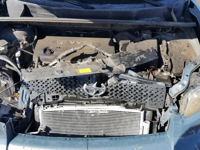 JTLKE50E881052232 - 2008 TOYOTA SCION XB ლურჯი ფოტო 7