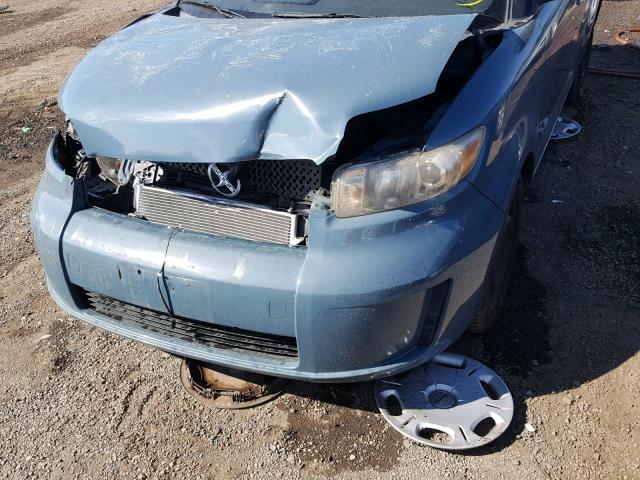 JTLKE50E881052232 - 2008 TOYOTA SCION XB ლურჯი ფოტო 9