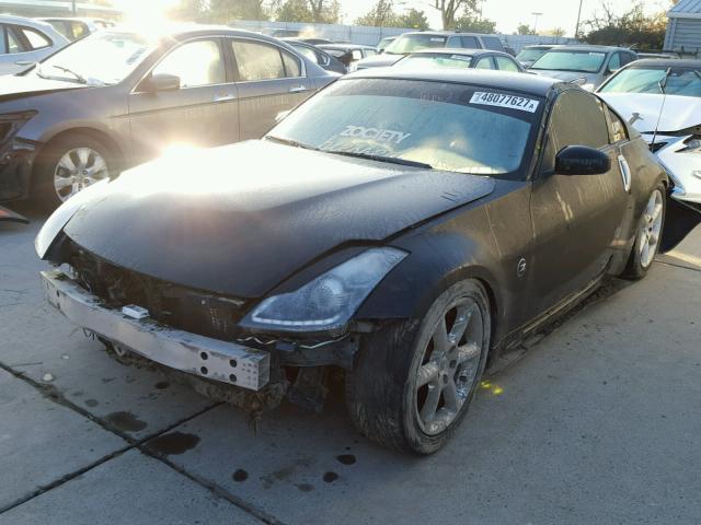 JN1AZ34E45M652477 - 2005 NISSAN 350Z COUPE BLACK photo 2