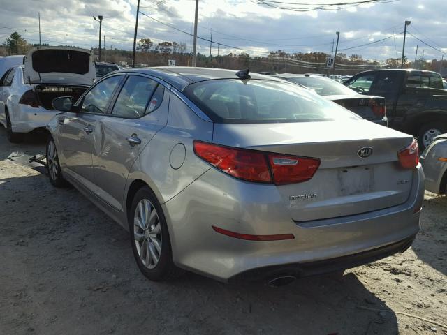 5XXGN4A70FG383108 - 2015 KIA OPTIMA EX SILVER photo 3