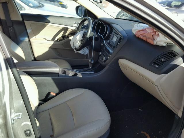 5XXGN4A70FG383108 - 2015 KIA OPTIMA EX SILVER photo 5