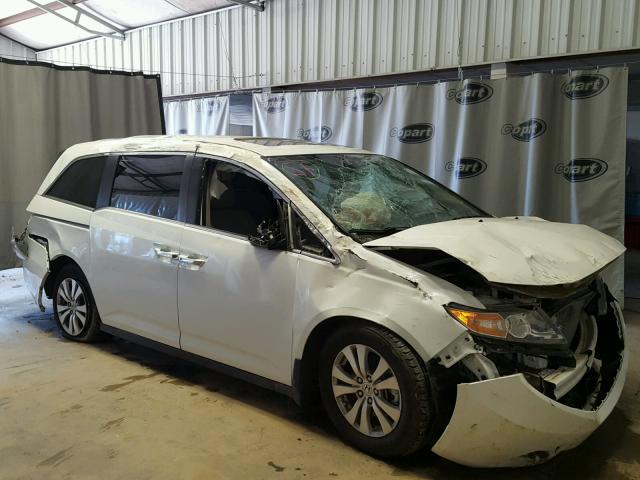 5FNRL5H68EB138480 - 2014 HONDA ODYSSEY EX WHITE photo 1