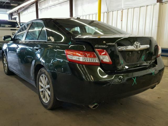 4T1BK3EK4AU605577 - 2010 TOYOTA CAMRY SE GREEN photo 3