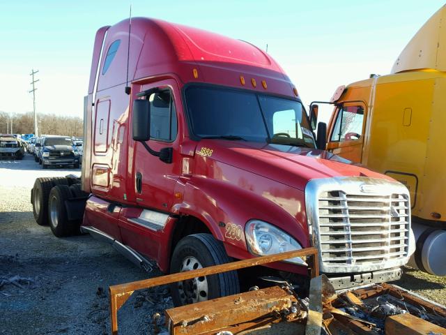 1FUJGLDR0BLAY4280 - 2011 FREIGHTLINER CASCADIA 1 RED photo 1