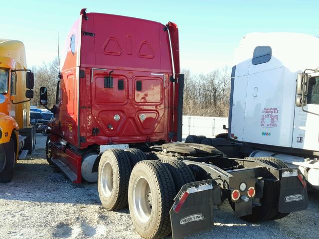 1FUJGLDR0BLAY4280 - 2011 FREIGHTLINER CASCADIA 1 RED photo 3