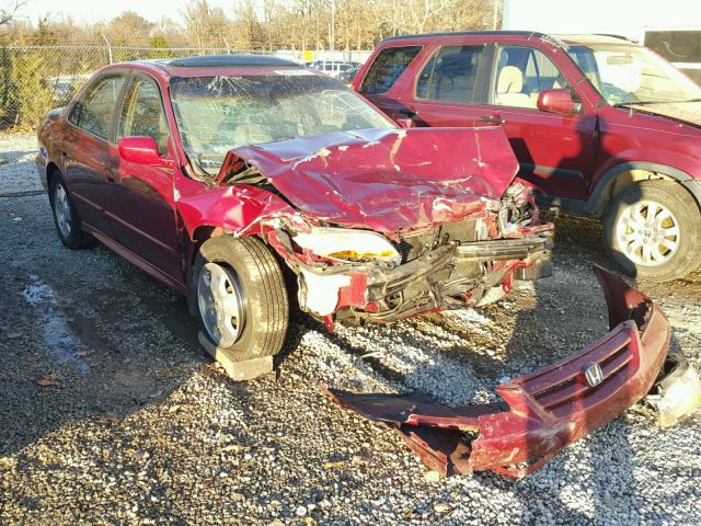 1HGCG16581A015571 - 2001 HONDA ACCORD EX MAROON photo 1