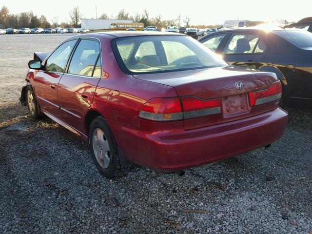 1HGCG16581A015571 - 2001 HONDA ACCORD EX MAROON photo 3