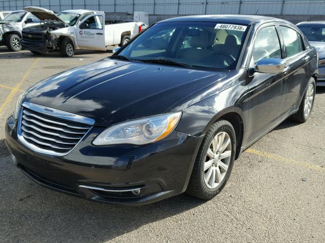 1C3CCBCG1DN650140 - 2013 CHRYSLER 200 LIMITE BLACK photo 2