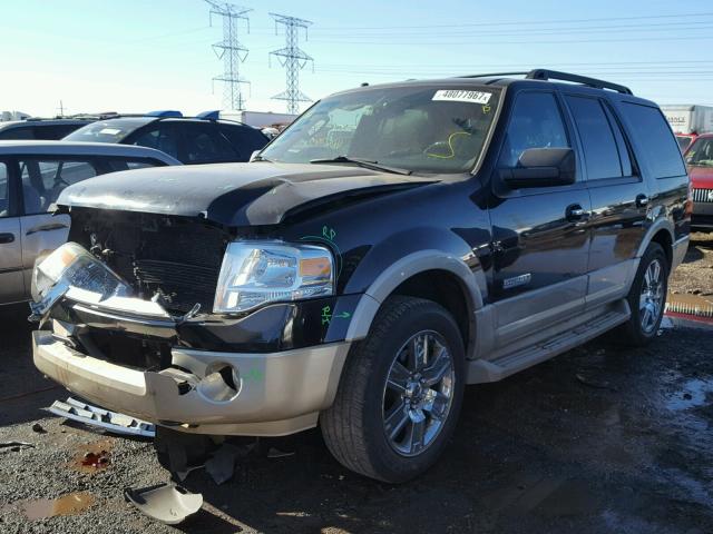 1FMFU18597LA60738 - 2007 FORD EXPEDITION BLACK photo 2