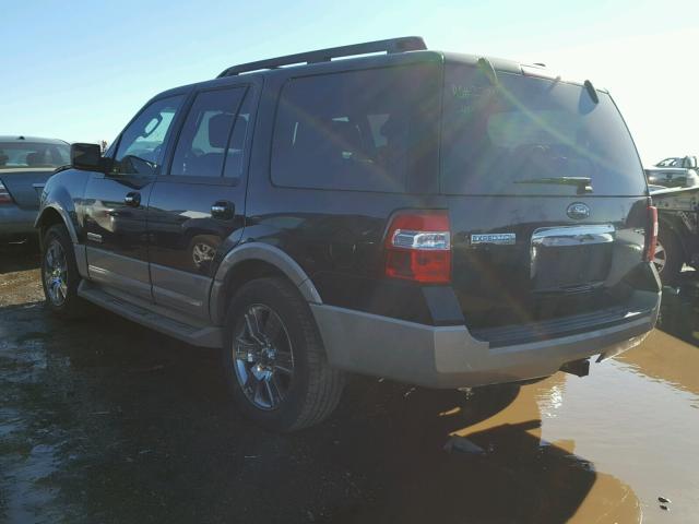 1FMFU18597LA60738 - 2007 FORD EXPEDITION BLACK photo 3