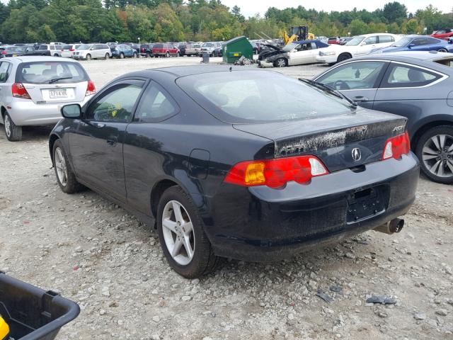 JH4DC53074S019560 - 2004 ACURA RSX TYPE-S BLACK photo 3