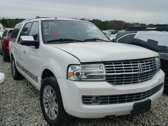 5LMJJ3J56BEJ07436 - 2011 LINCOLN NAVIGATOR WHITE photo 1