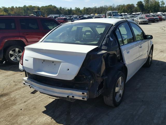 1G8AL55F67Z165279 - 2007 SATURN ION LEVEL WHITE photo 4