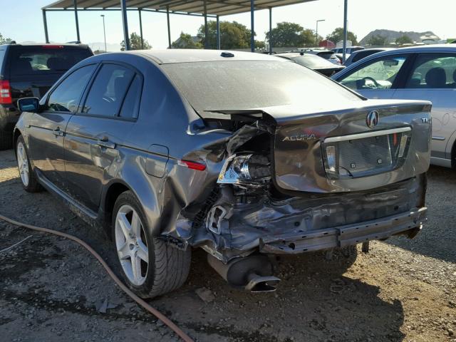 19UUA66294A059804 - 2004 ACURA TL CHARCOAL photo 3