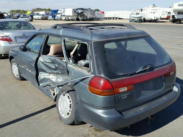 4S3BK6351S7315574 - 1995 SUBARU LEGACY L/O GREEN photo 3