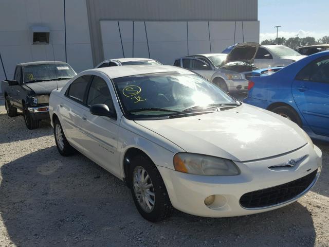 1C3EL56U71N643670 - 2001 CHRYSLER SEBRING LX WHITE photo 1