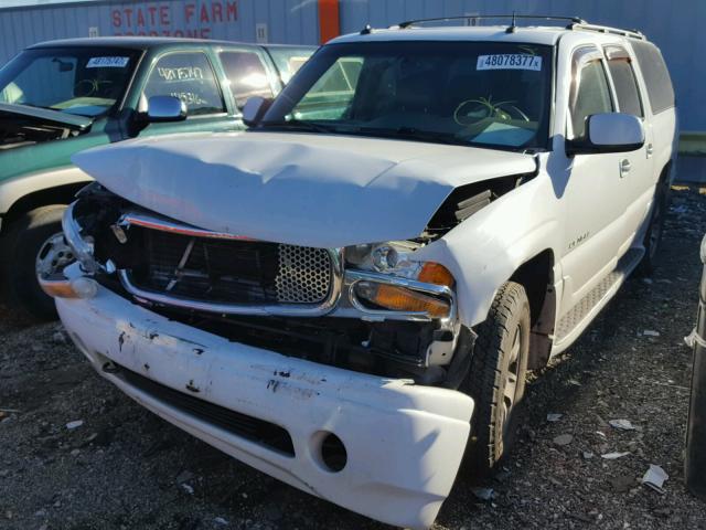 1GKFK66U93J192247 - 2003 GMC YUKON XL D WHITE photo 2