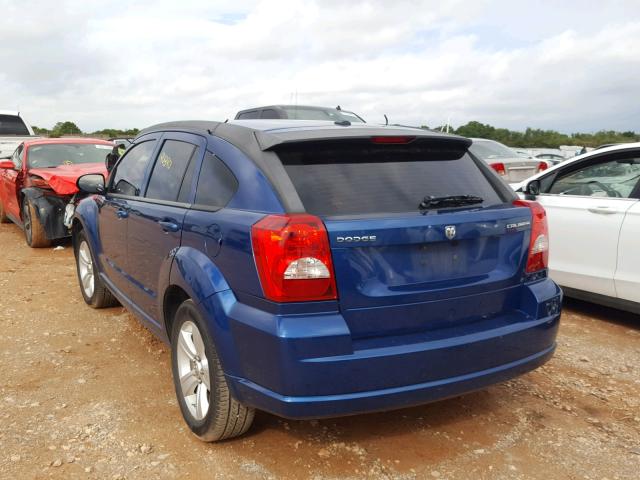 1B3CB3HAXAD551652 - 2010 DODGE CALIBER MA BLUE photo 3